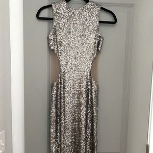 Dress the population sequin small dress